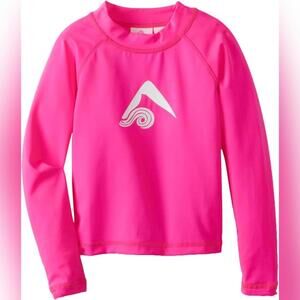 NWT Kanu Surf Keri Rash Guard, Girl's, UPF 50+, Swimsuit Shirt, 14/16